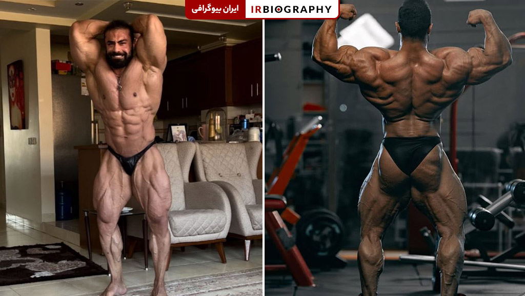 فیگور گرفتن و نمایش عضلات بهروز تابانی در مسابقات