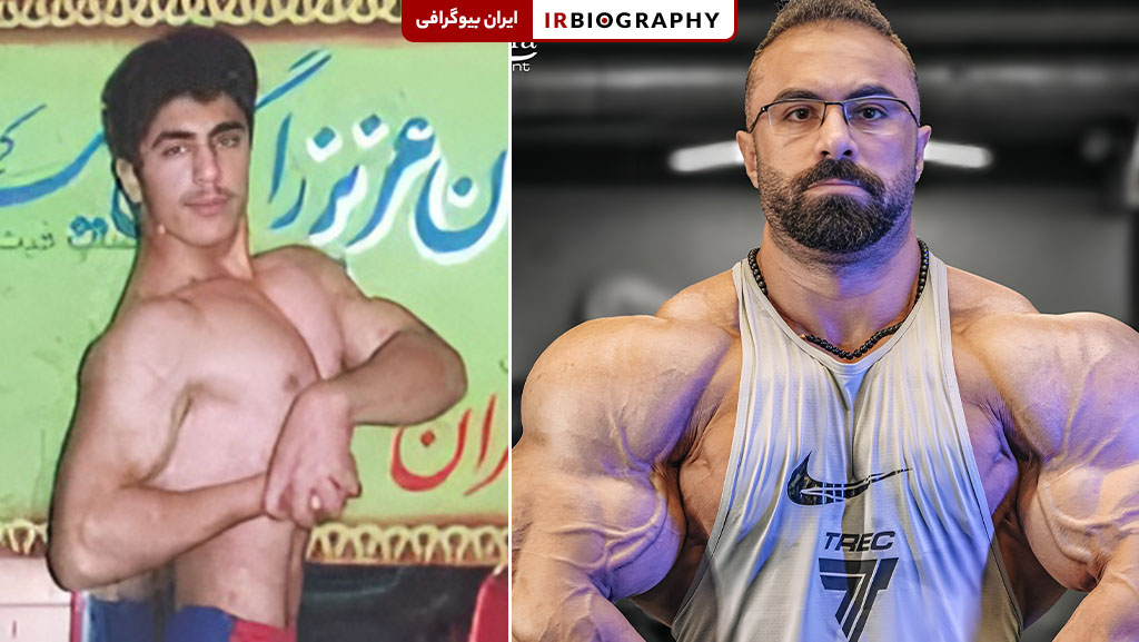 عکس دوران نوجوانی و شروع بدنسازی بهروز تابانی