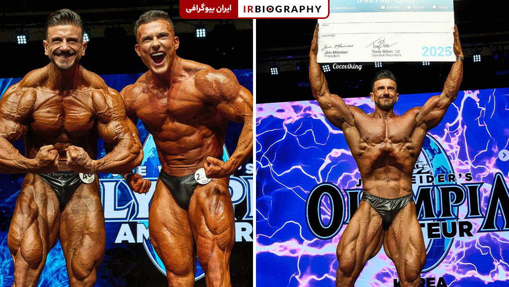 حضور میثم اسکندری در مسابقات مستر المپیا