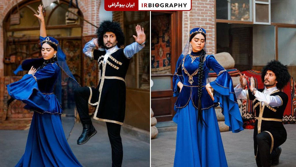 رقص آذری محیا امید بیگی و شوهرش