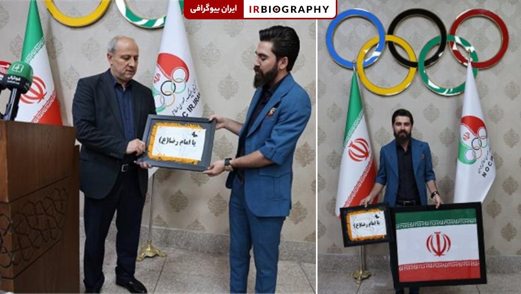برافراشتن پرچم ایران بر فراز کوه اورست