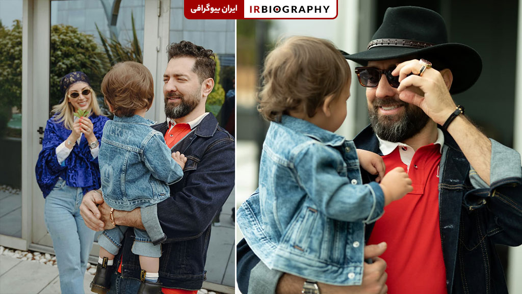 پسر مینا مختاری و بهرام رادان