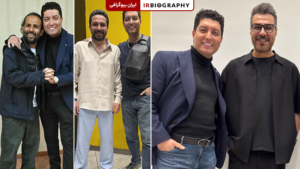 سعید نوها در کنار افراد معروف