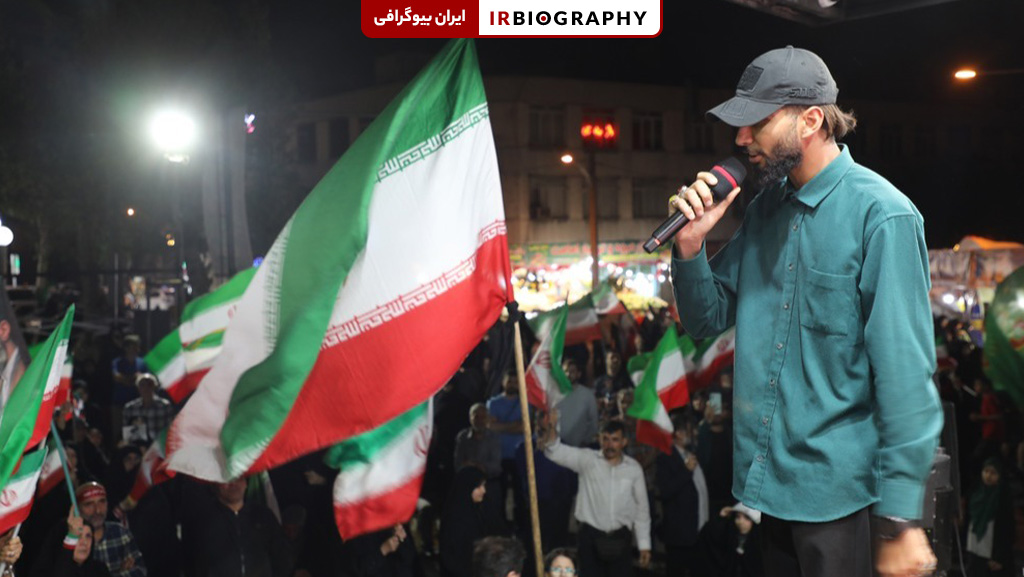 امیر رضا دشتی در حال اجرا