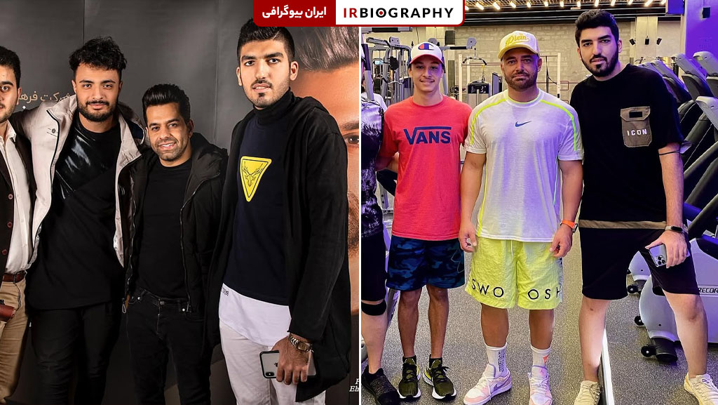 میلاد ثابت در کنار رضا گلزار